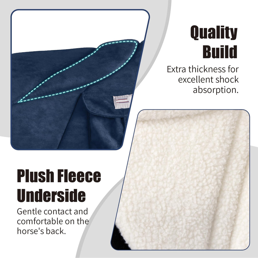 Western Bareback Saddle Pad with Matching Girth M1615