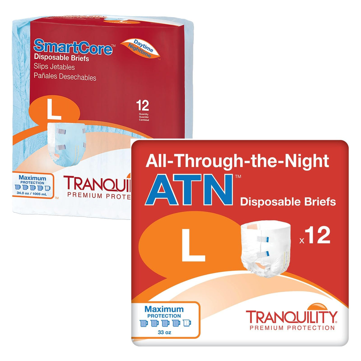 Large Briefs Trial Bundle, 12ct Bags R436668