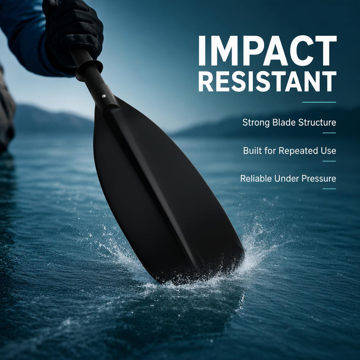 4 Piece Adjustable Kayak Paddle with Storage Bag P38940
