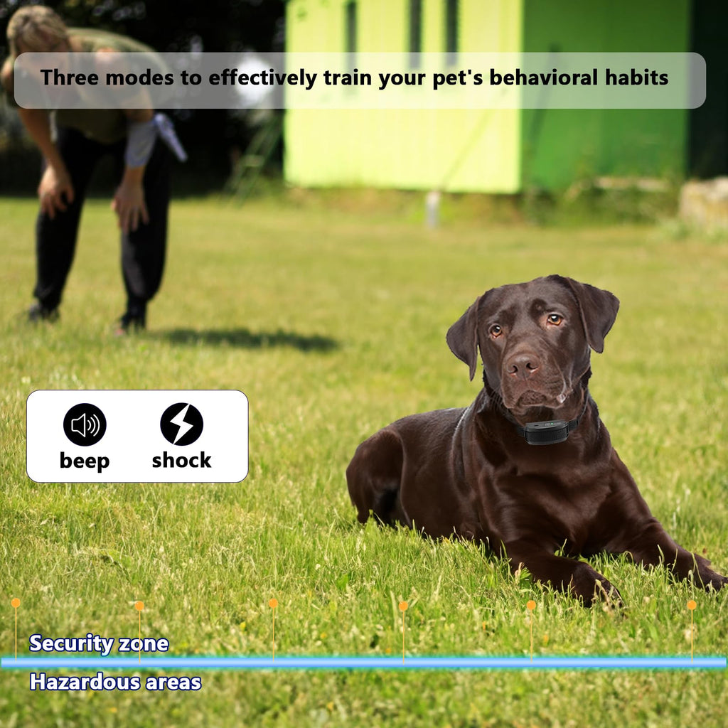 In-Ground Electric Dog Fence System with Waterproof Training Collar Z1523