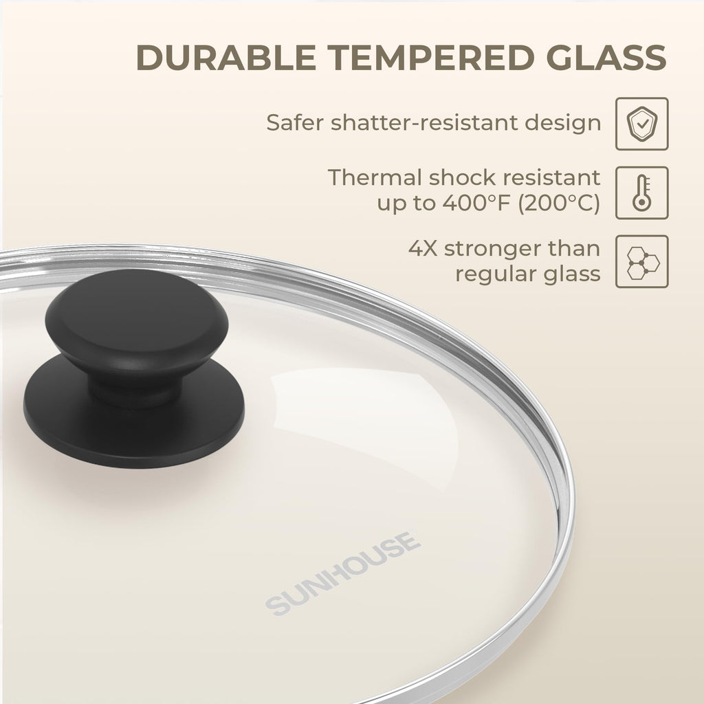 10 Inch Tempered Glass Pan Lid H14669