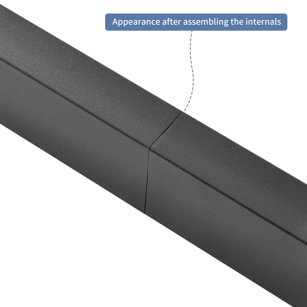 Matte Black Handrails Kit for Stairs M182
