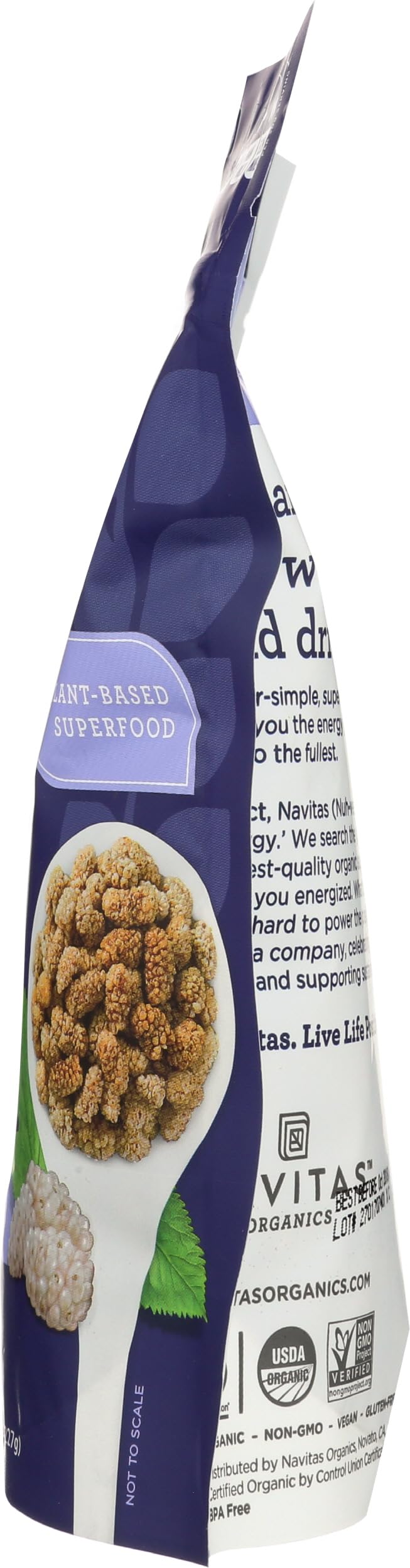 Sun Dried White Turkish Mulberries 8oz X42355
