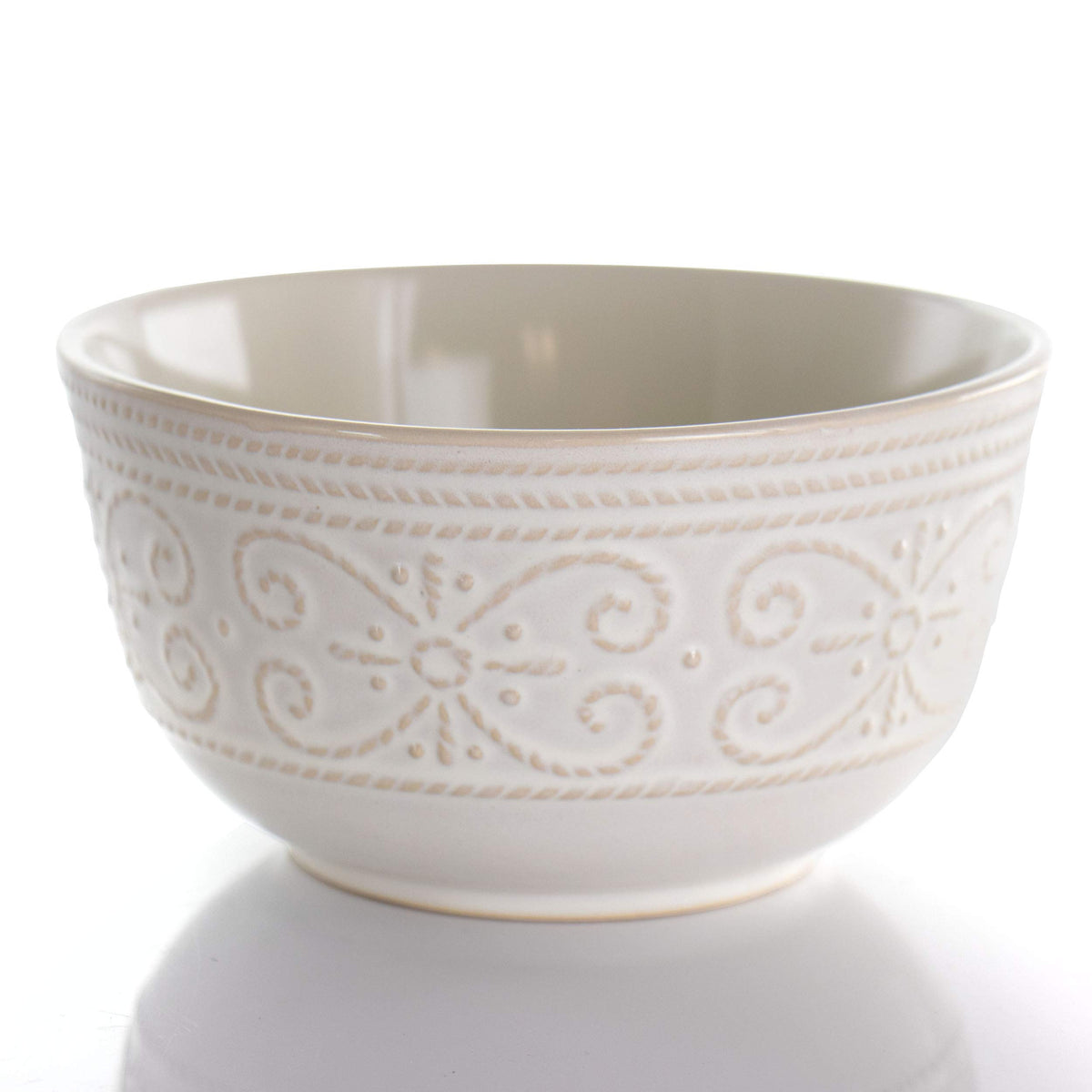 Round Stoneware 16 Piece Dish Set N752