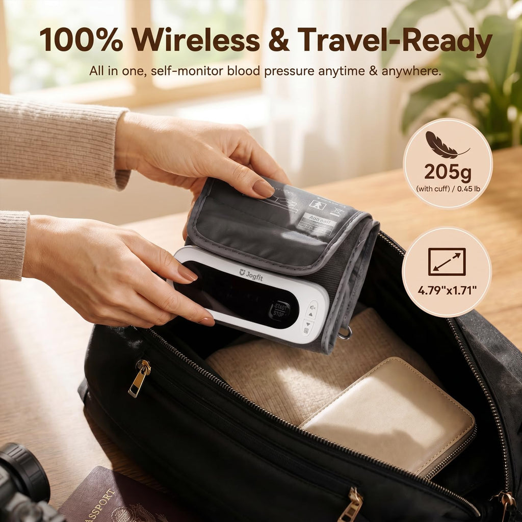 Wireless Upper Arm Blood Pressure Monitor with Cuff D219