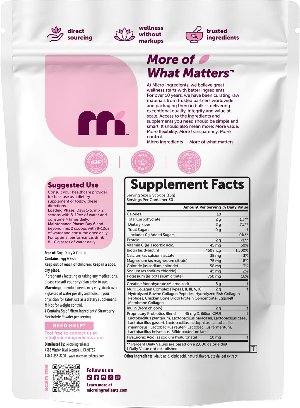 Creatine Hydration Powder O1877
