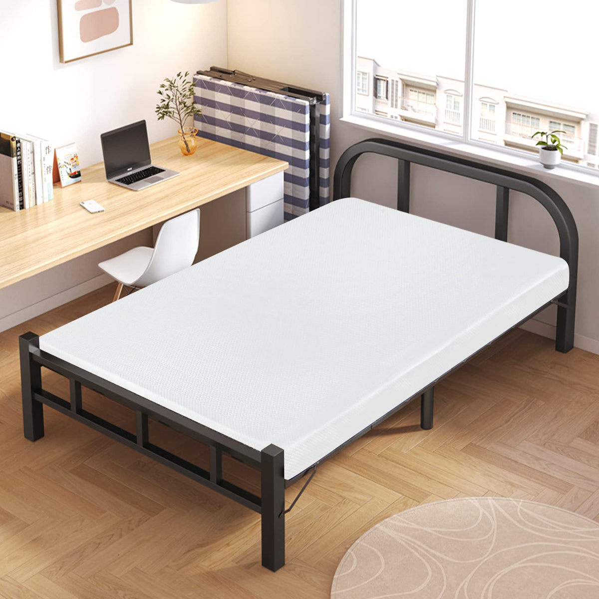 5" Twin Gel Memory Foam Mattress L4812