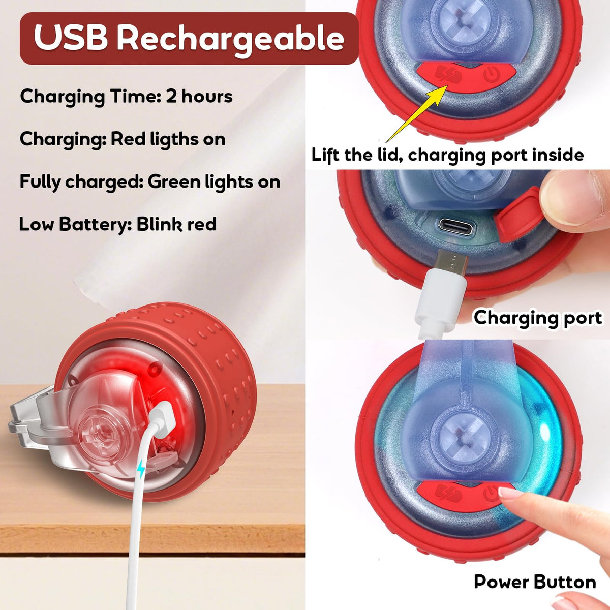 Interactive Rolling Dog Toys with Rope C4740
