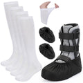 White Waterproof Non Slip Walking Boot Covers 2 Pairs J780