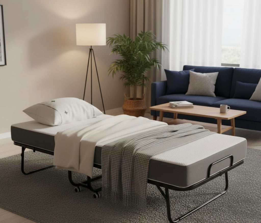 Foldable Bed with 5" Memory Foam Mattress L12279