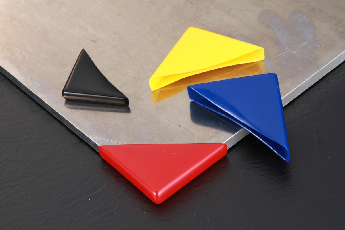 Yellow Vinyl Plastic Corner Cap, Pack of 30 I400078