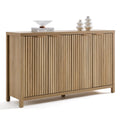 56" Golden Oak Buffet Cabinet Y841063