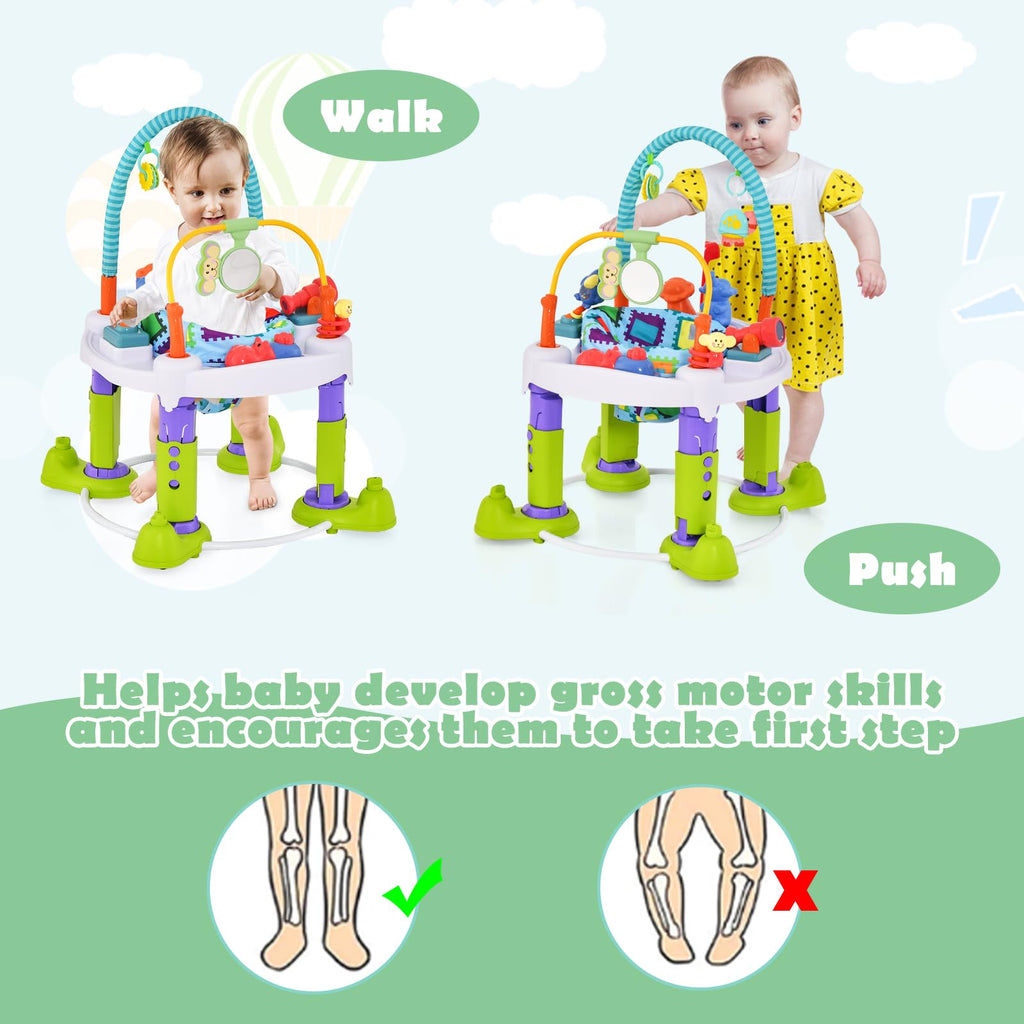 4 in 1 Baby Bouncer Activity Center with Playtime Mat and Activity Table E102565