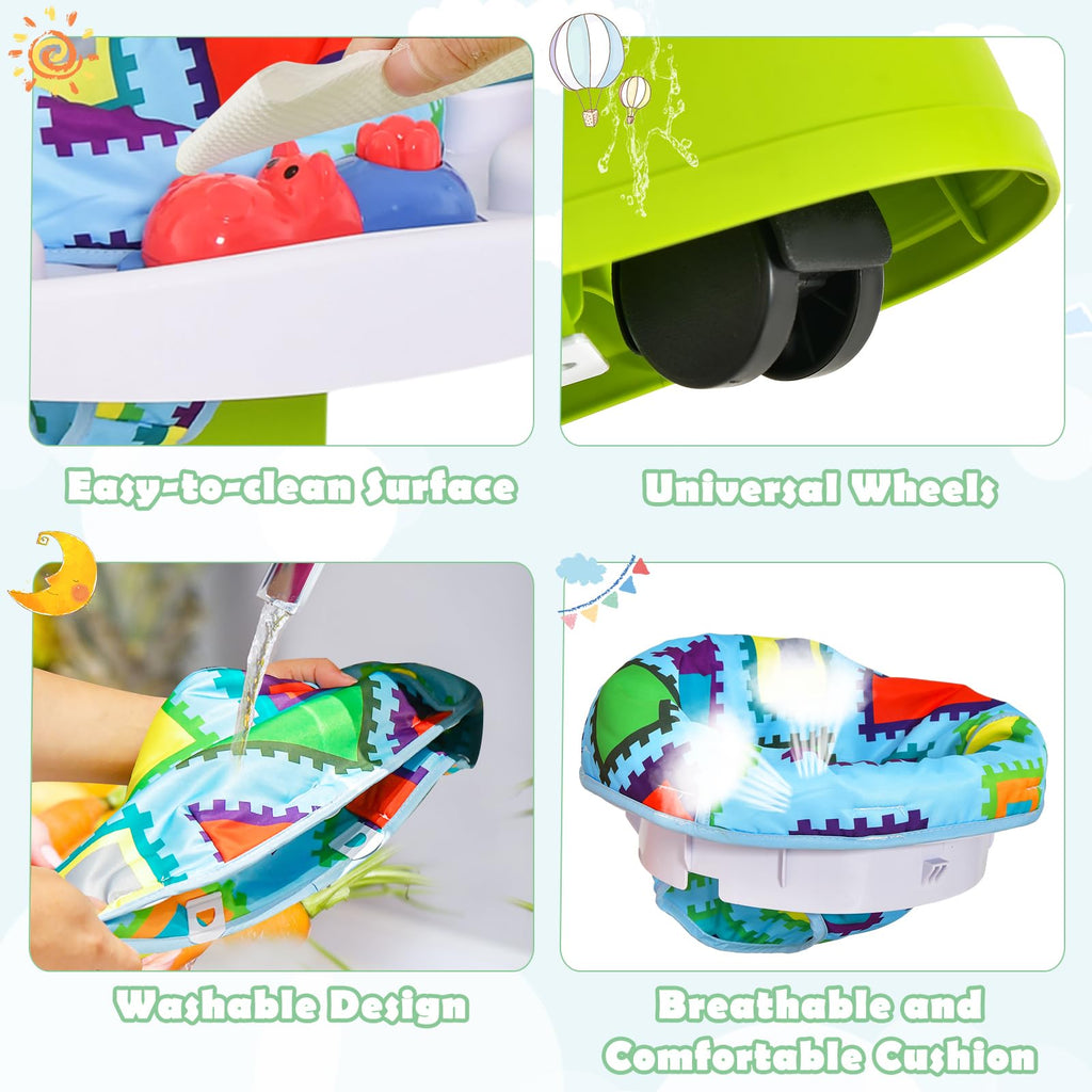 4 in 1 Baby Bouncer Activity Center with Playtime Mat and Activity Table E102565