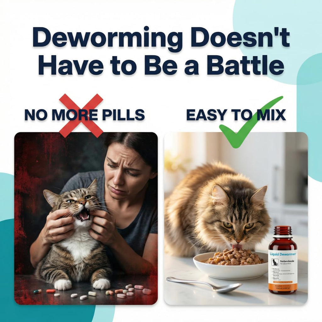Liquid Fenbendazole Dewormer for Cats & Kittens 100ml P55782