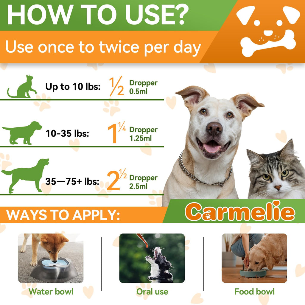 Flea and Tick Prevention for Dogs and Cats 60ml T767768
