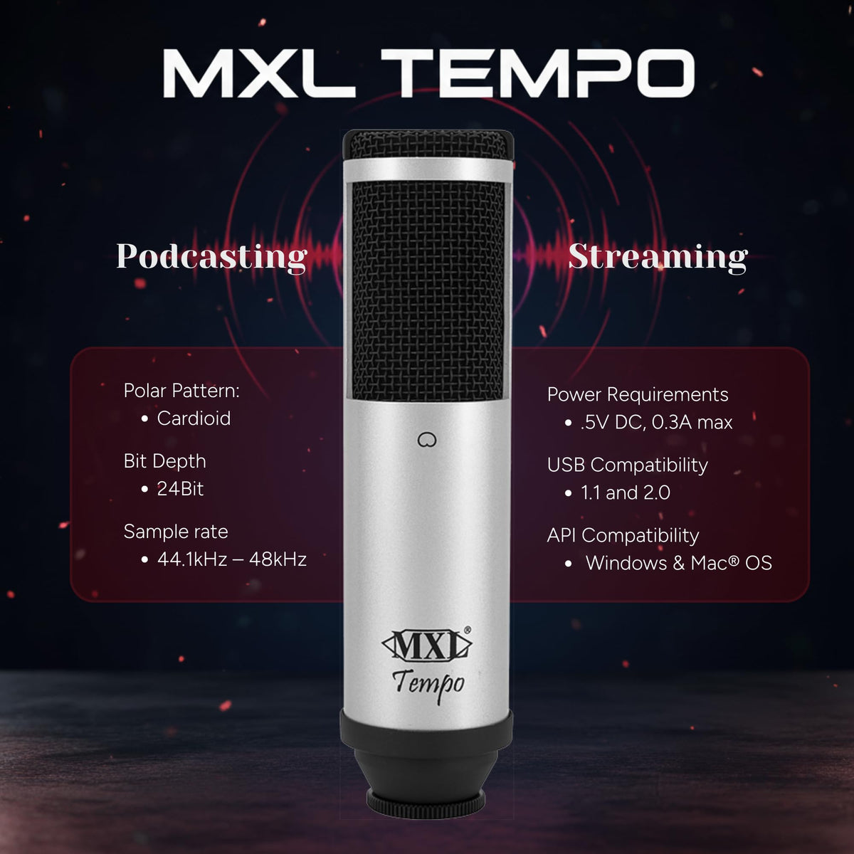 USB 2.0 Condenser Microphone J79300