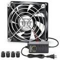 80mm 12v Small Computer Fan with AC Plug C75982