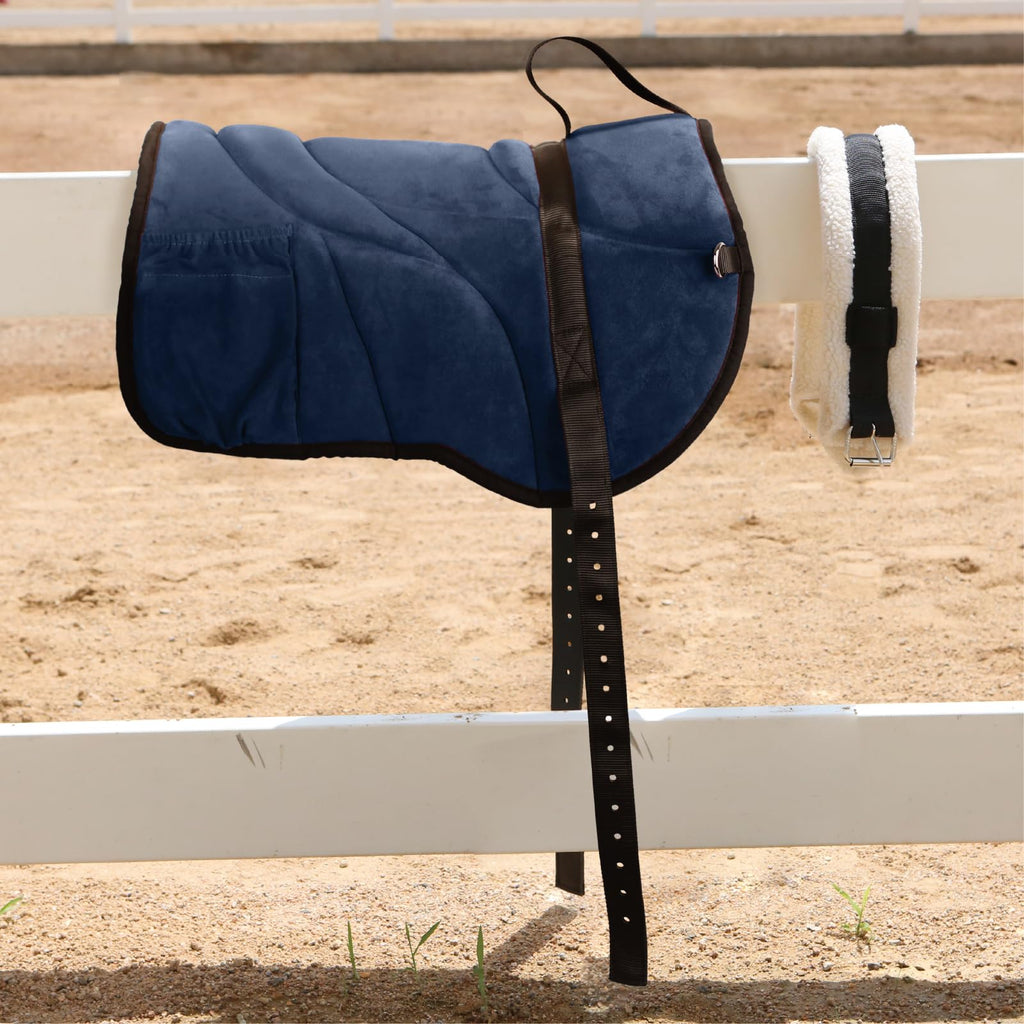 Western Bareback Saddle Pad with Matching Girth M1615