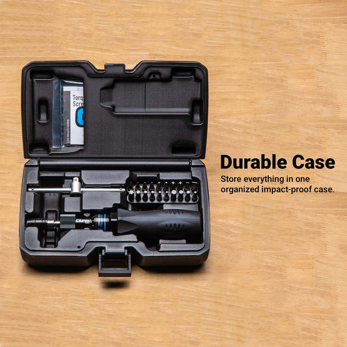 Black 10-50 in-lbs Torque Screwdriver Set I79398