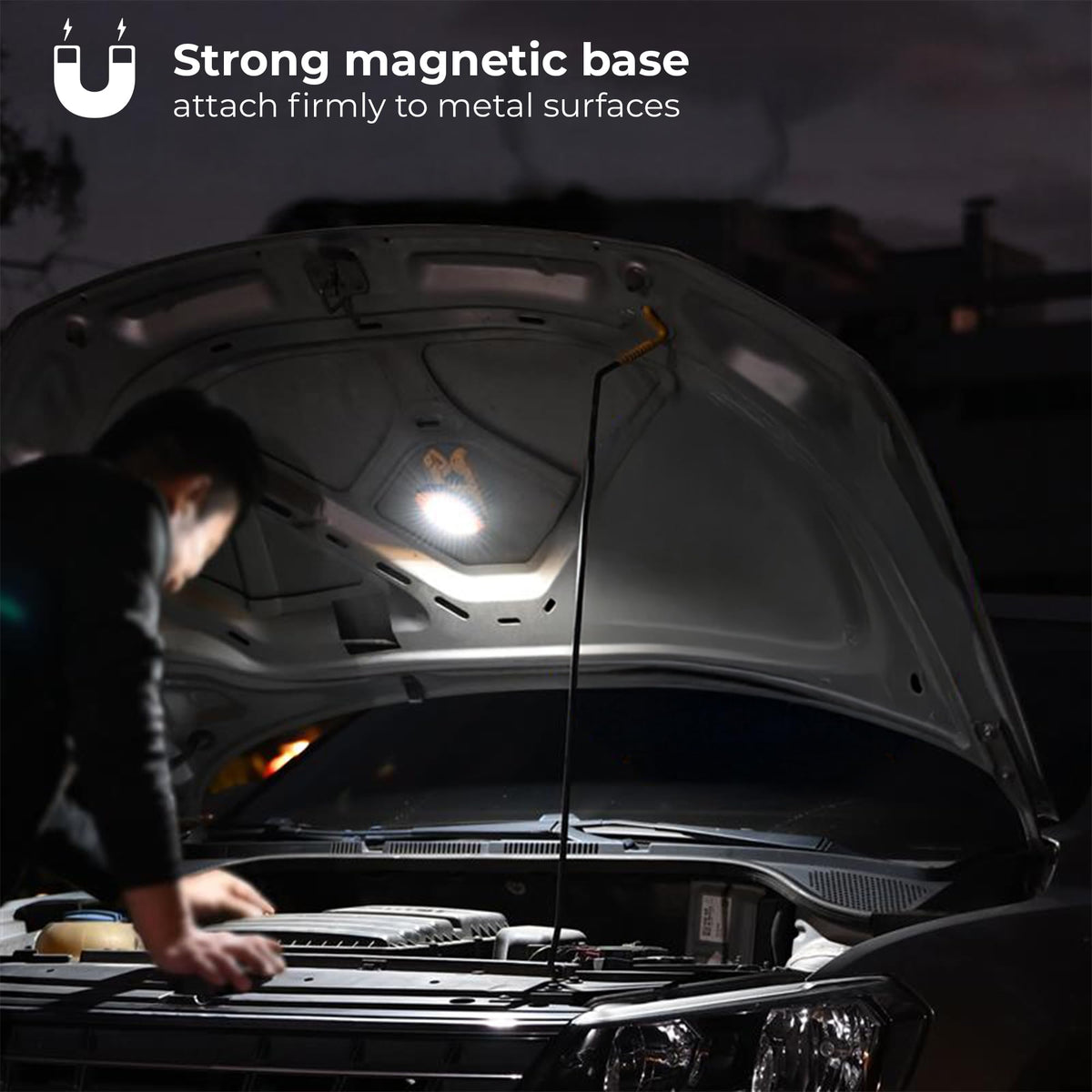 Rechargeable Magnetic LED Work Light 2.5W 1,500 Lumens X4877