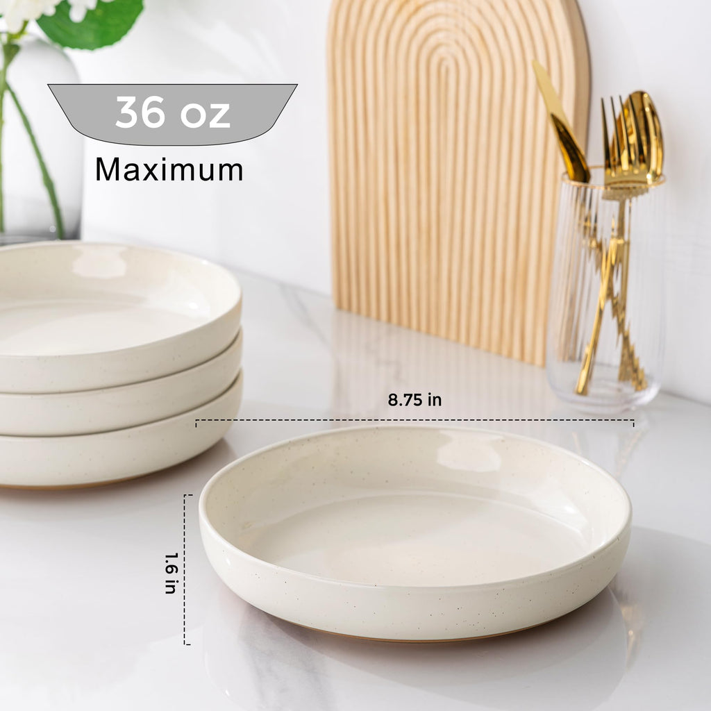 8.75'' Ceramic Stoneware Bowls Set of 4 U393412