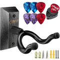 Black U-Shaped Guitar Wall Hanger 2 Pack Y481