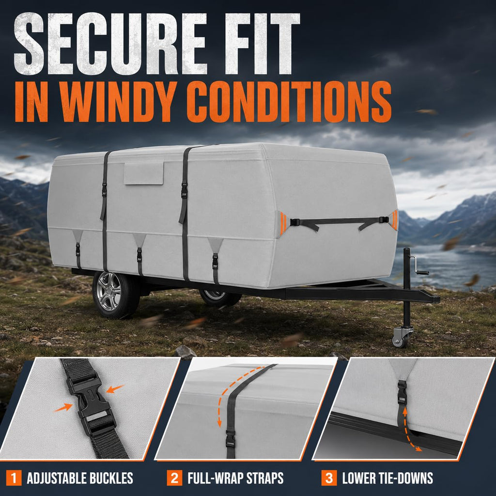 420D Oxford Pop Up Camper Cover F6002
