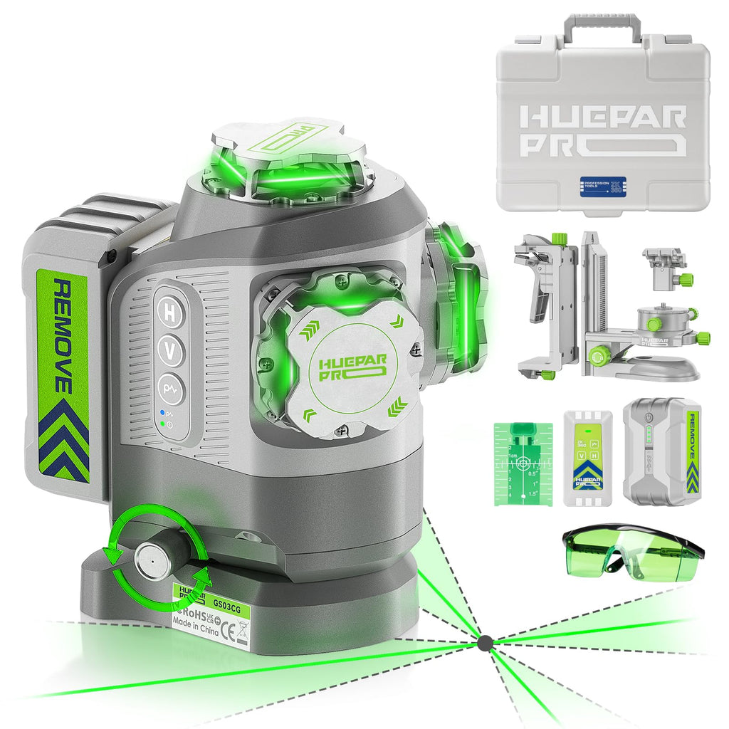 360 Self Leveling Green Laser Level with Remote Control K2482