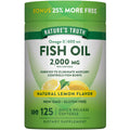 Omega 3 Fish Oil 2000 mg 125 Softgels H8179