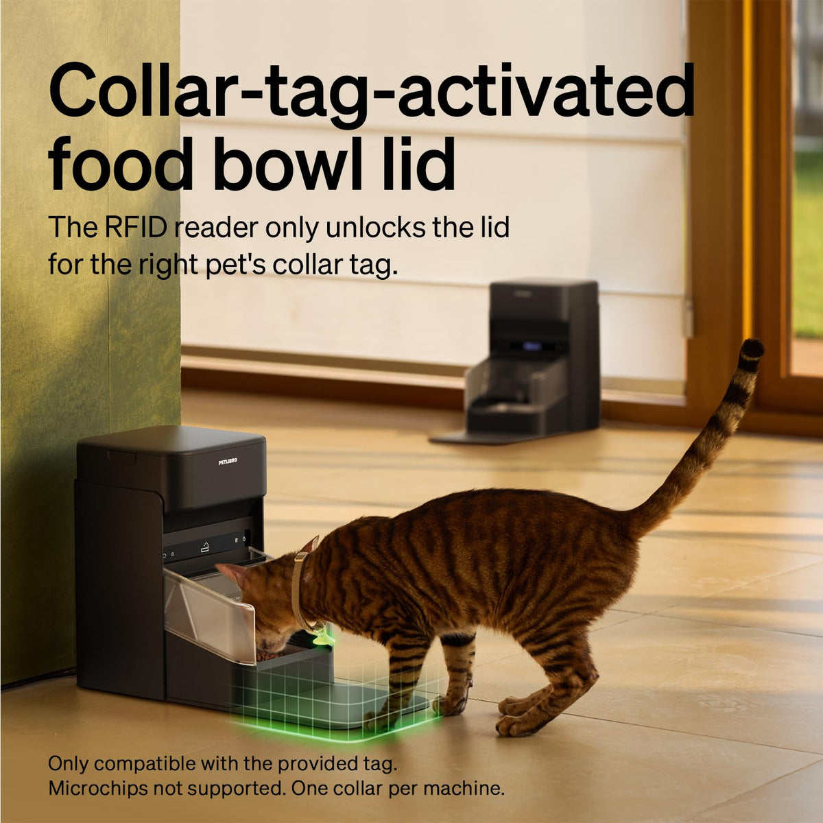 RFID Automatic Cat Feeders for 2 Cats B62939