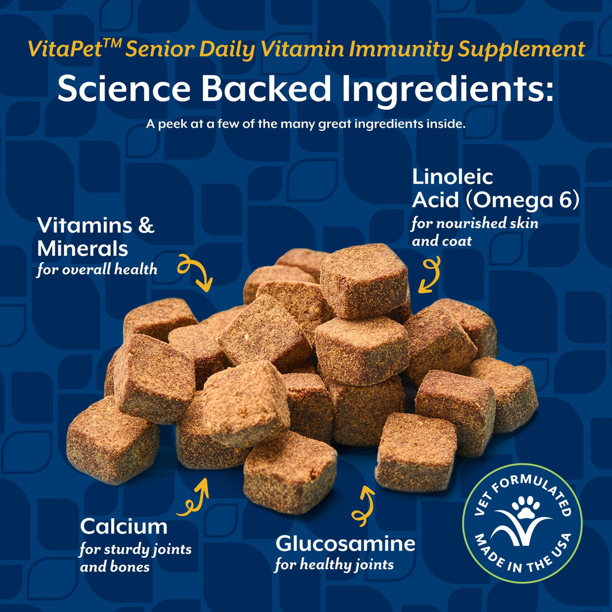 Senior Daily Vitamin Dog Supplements 120 Ct L184313