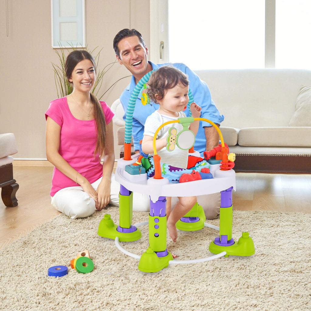 4 in 1 Baby Bouncer Activity Center with Playtime Mat and Activity Table E102565