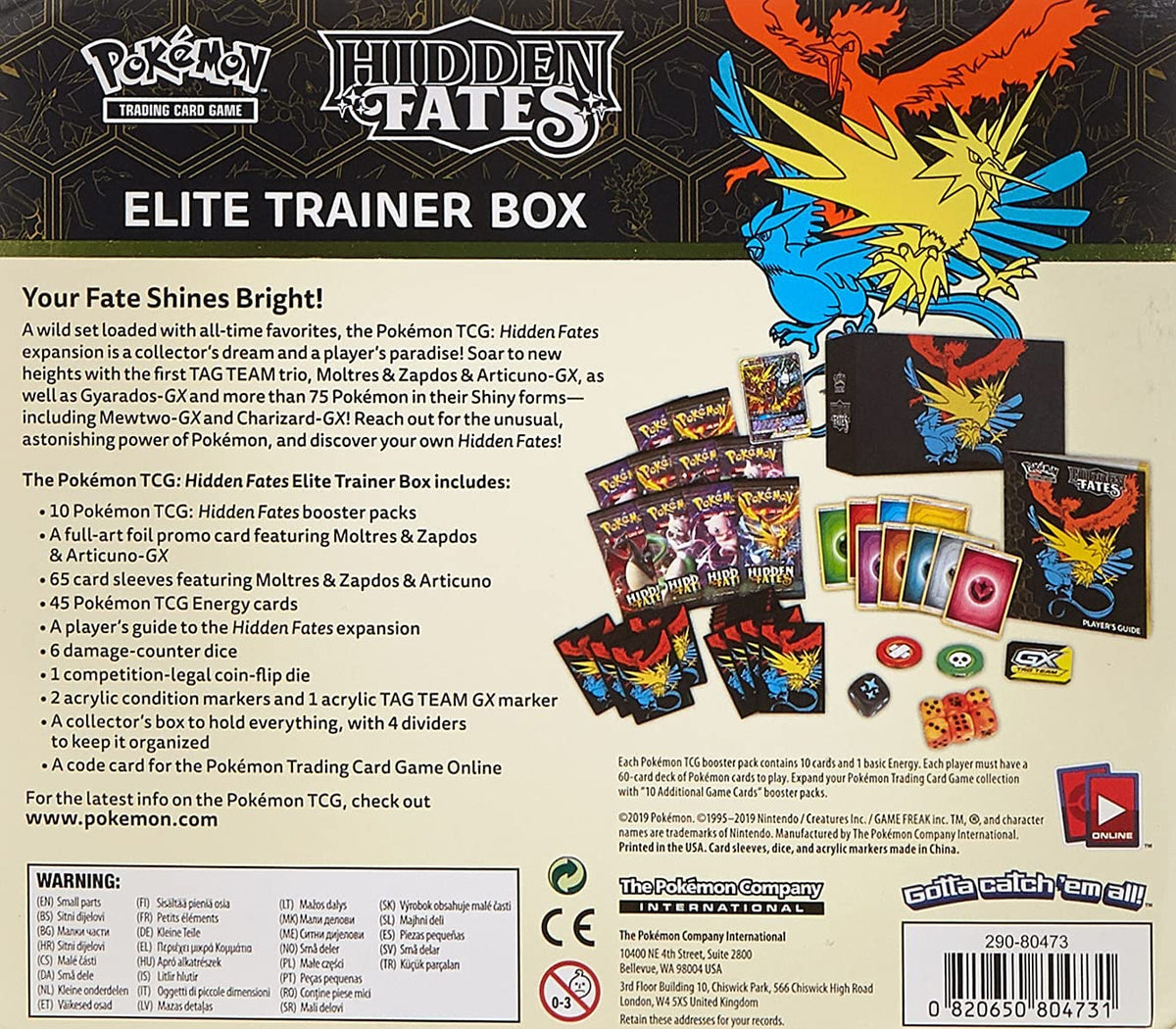 Pokemon TCG Elite Trainer Box J190269