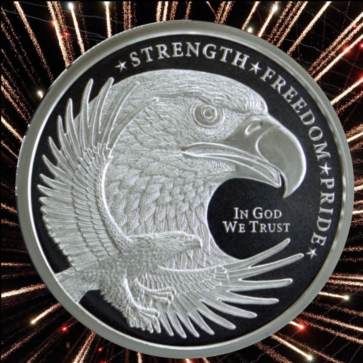 1 Troy Oz .999 Fine Silver Round Q54966