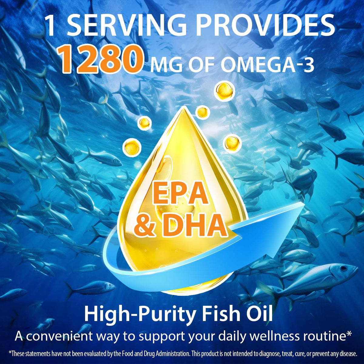 Fish Oil Omega 3 Softgels 120 Softgels W892611