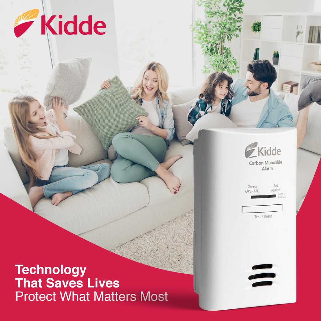 Plug-in Carbon Monoxide Detector with AA Battery Backup P721
