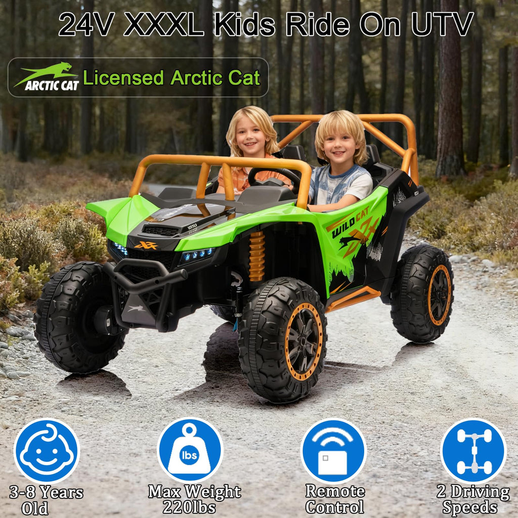 24V 2-Seater 4WD Kids Electric Ride On UTV L6322