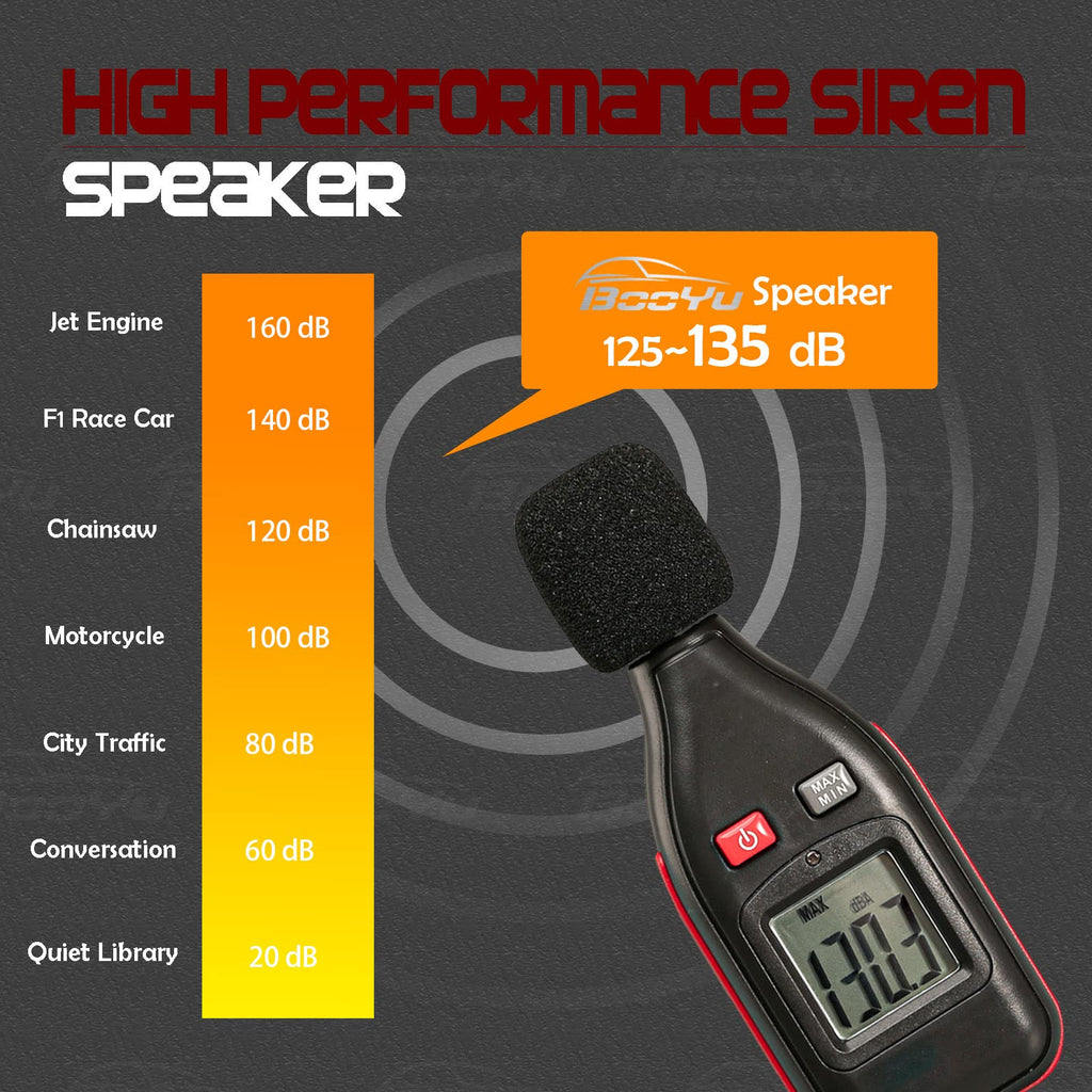 12V 400W 9 Tones Warning Emergency Siren PA System with Handheld Microphone Q8494