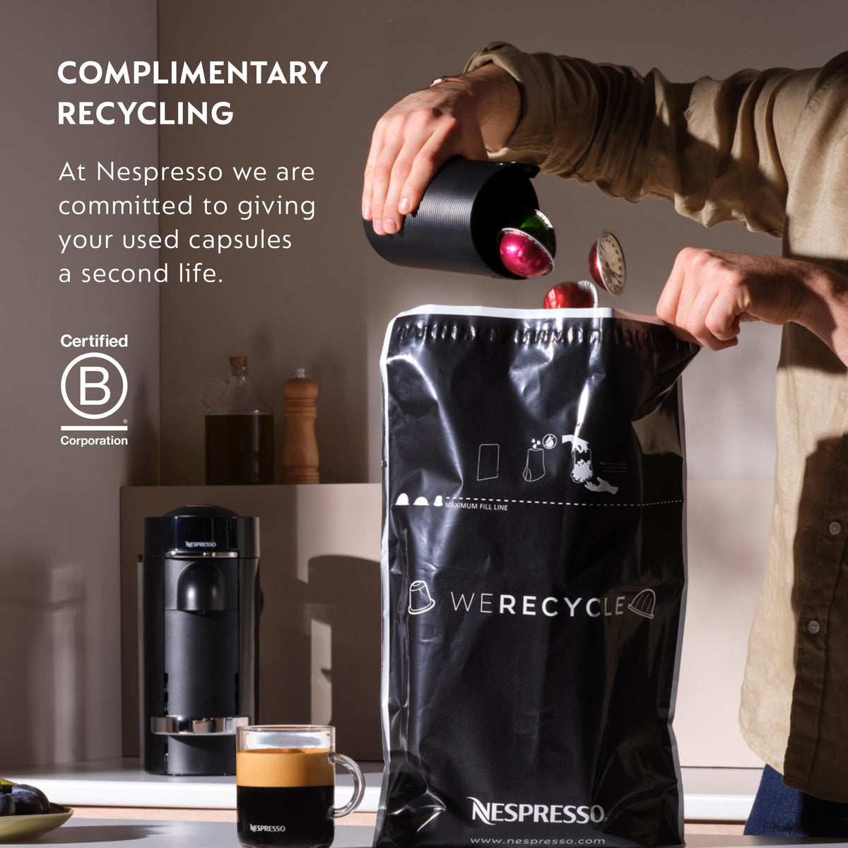 Ink Black Coffee and Espresso Maker with Milk Frother O540757