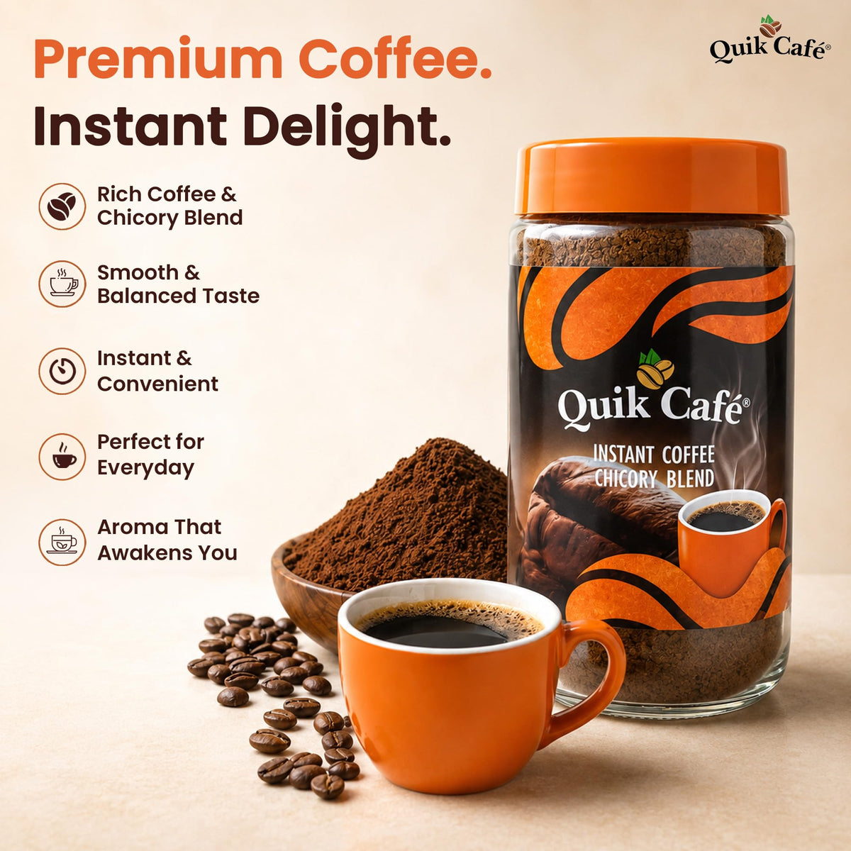 Instant Coffee Chicory Blend 7.06 oz T797110
