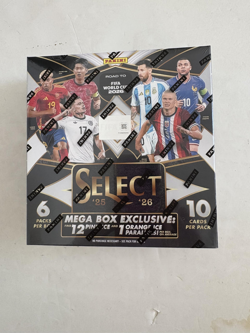 2026 Panini Select FIFA World Cup Soccer Trading Cards Mega Box J997635
