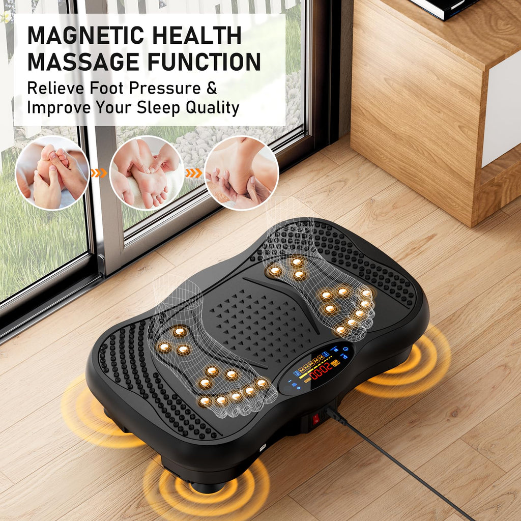 Vibration Plate Exercise Machine 130 Levels 450 Lbs Capacity G155