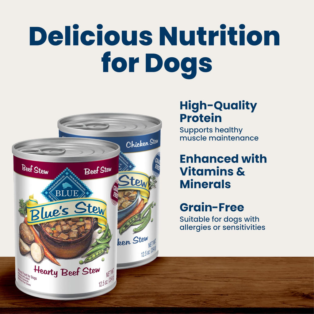 Wet Dog Food 12.5 oz 6 ct E27547