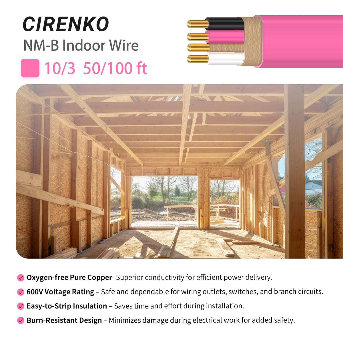 10 Gauge Indoor Wire with Ground Z332216
