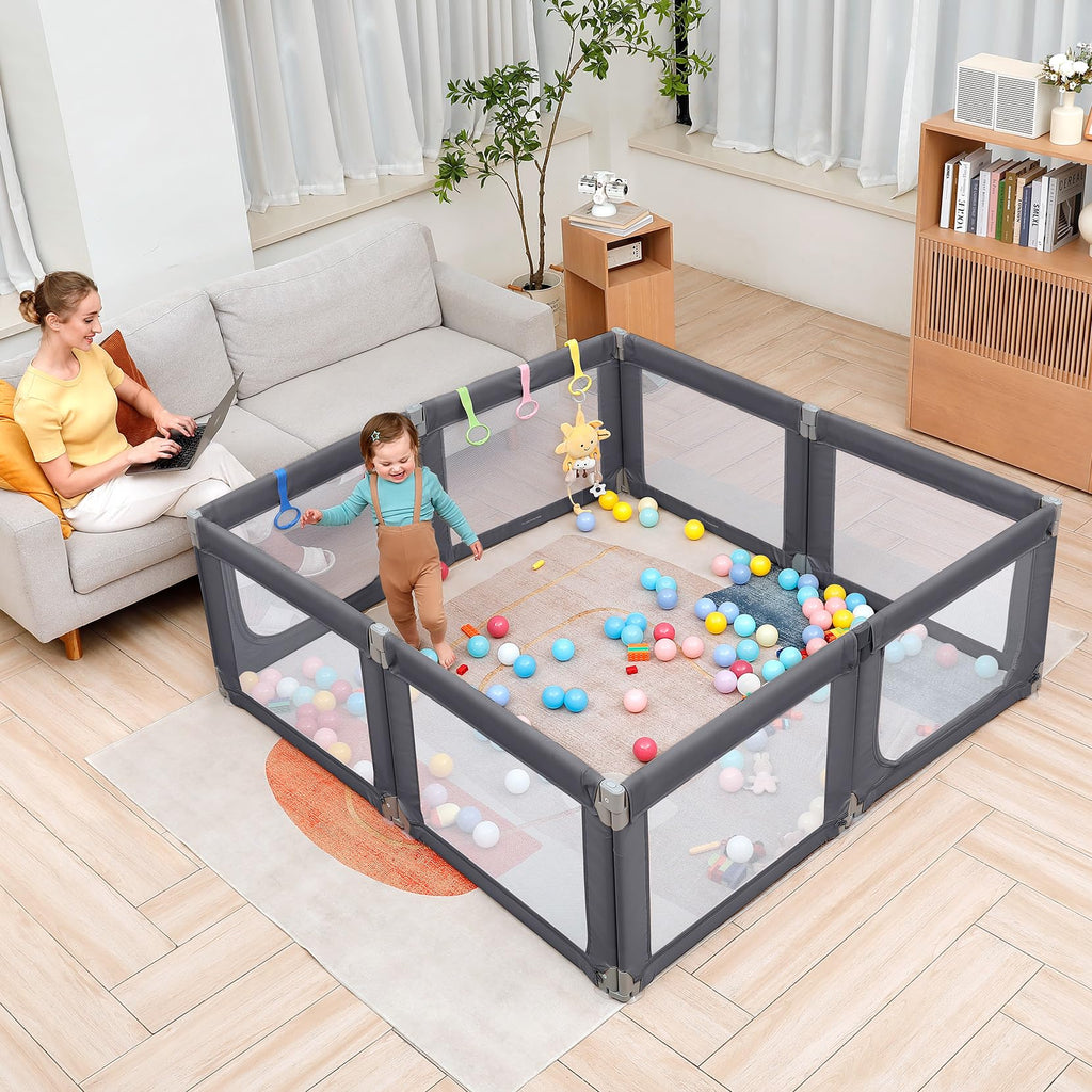 Grey Baby Playpen V559517