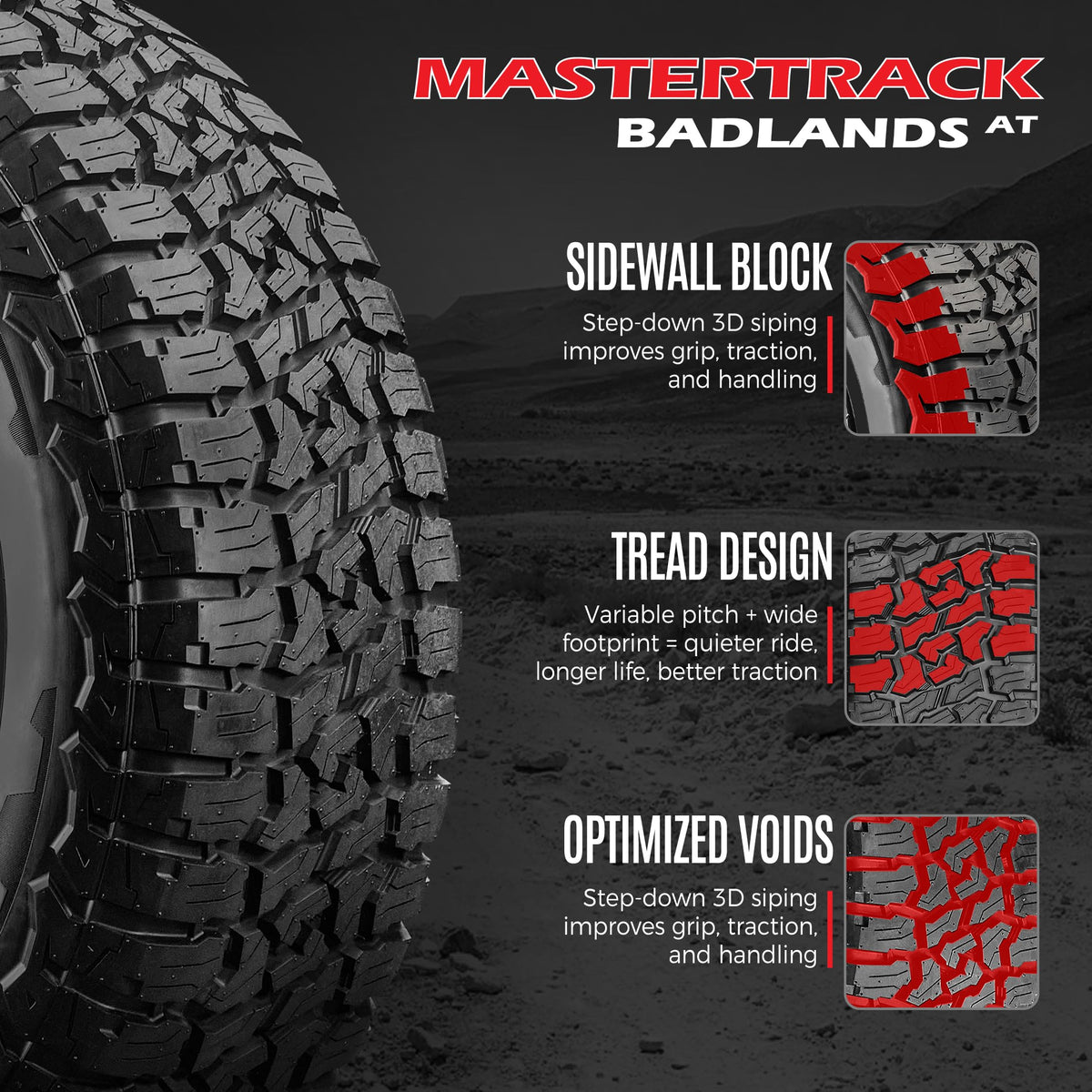Set of 2 All Terrain SUV Tires 275/60R20 V520