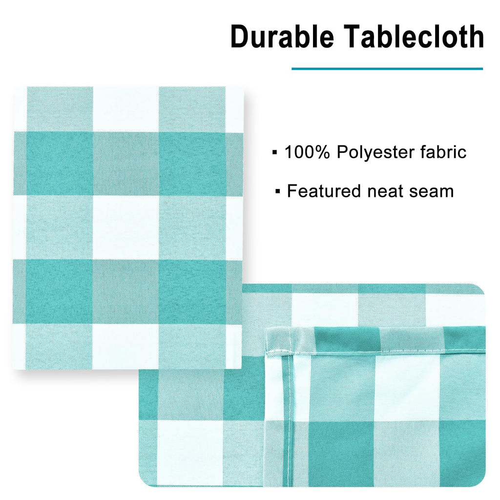 Square Checkered Tablecloth 30 x 30 Inch H572674