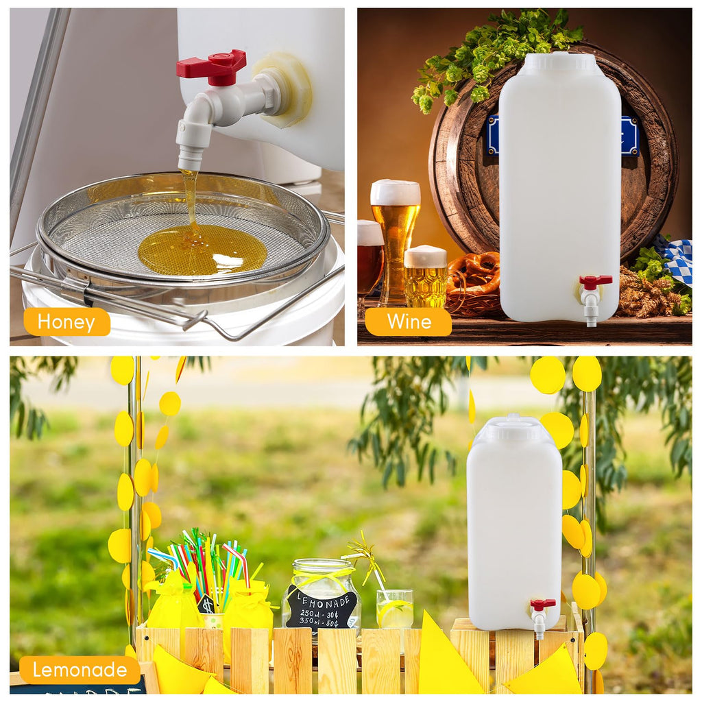 6.6 Gallon Plastic Dispenser Carboy with Faucet B790307