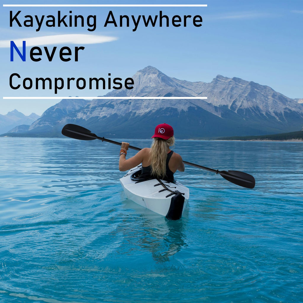 Aluminum 4-Piece Adjustable Double-Sided Kayak Paddle G8695